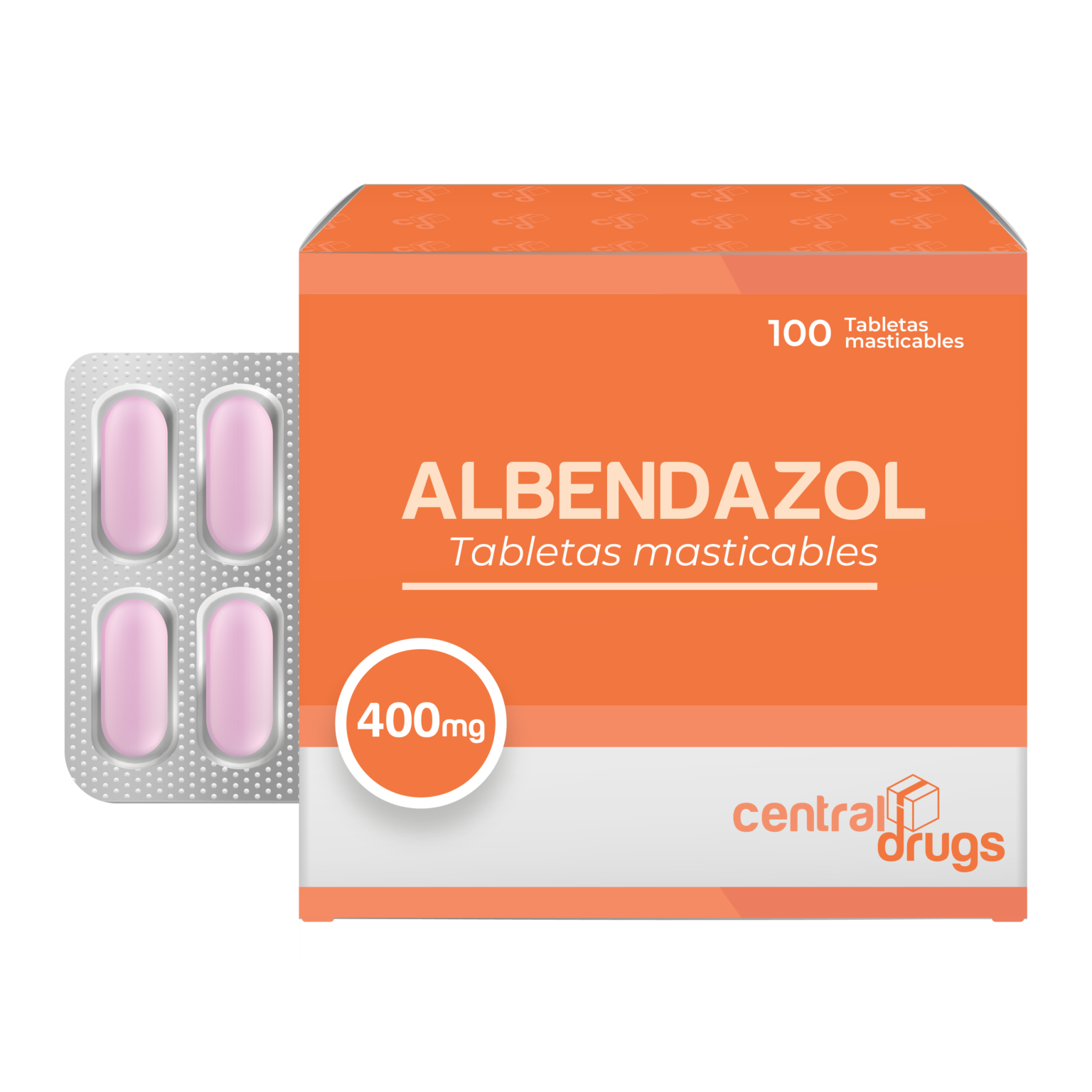 ALBENDAZOL 400 MG Central Drugs Guatemala